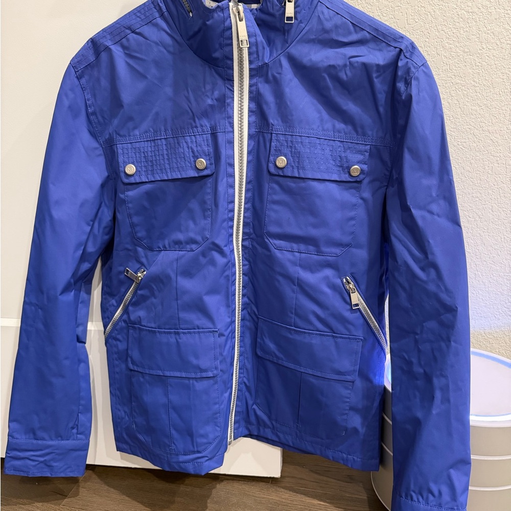 Marc New York Royal Blue Jacket with Silver Zippers